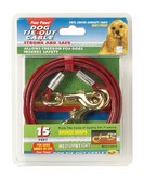 FOUR PAWS TIE-OUT CABLE 30FT MED WEIGHT
