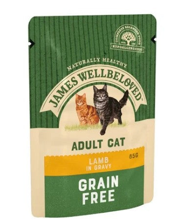 James Wellbeloved CAT POUCH LAMB