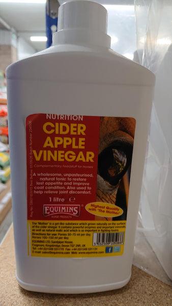 EQUIMINS CIDER APPLE VINEGAR 1 Litre  238052