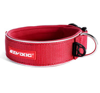 EZYDOG COLLAR WIDE RED XL