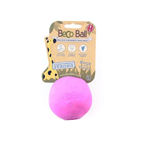 BECO TREAT BALL LARGE PINK