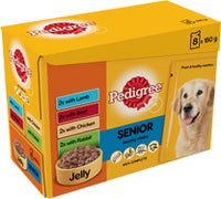 PEDIGREE POUCHES SENIOR PACK