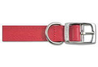 Ancol Red Leather Collar 20"100520