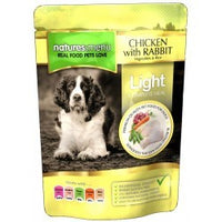 NATURES MENU POUCH ADULT LIGHT CHI/RAB