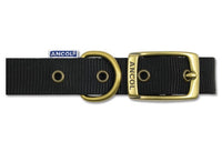 Ancol 12" Nylon Collar Black 310010