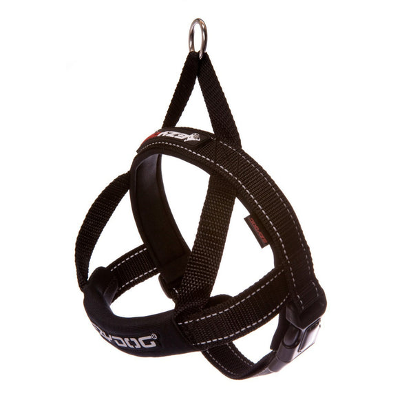 EZYDOG HARNESS BLACK QUICK FIT LARGE