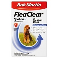 Bob Martin Flea Clear MED DOG 3 Treat