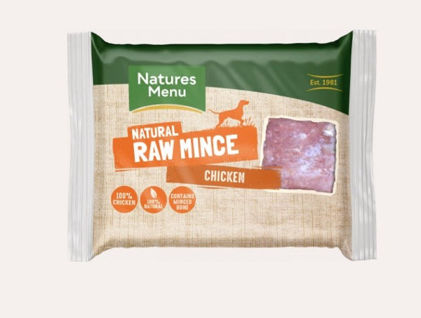 Natures Menu Just Chicken Raw Mince 400g
