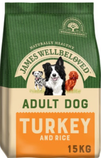 James Wellbeloved Turkey & Rice Adult 56717