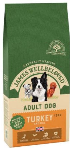 James Wellbeloved Turkey & Rice Adult 56724