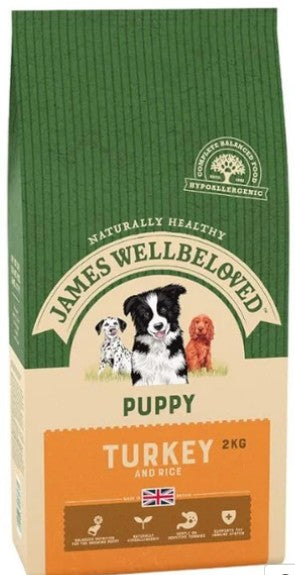 James Wellbeloved Turkey & Rice Puppy 64002