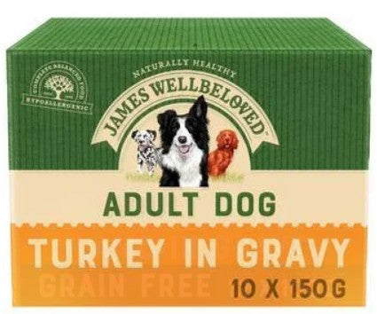 James Wellbeloved Pouch Adult Turkey 250344