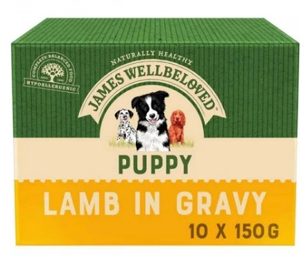 James Wellbeloved Pouch PUPPY LAMB 259101