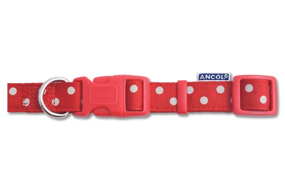 Ancol RED POLKA COLLAR 1-2 699020