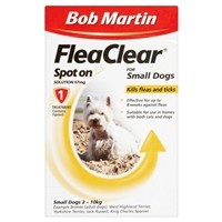 Bob Martin Flea Clear SMALL DOG 3 Treat