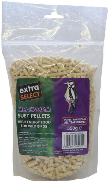 EXTRA SELECT MEALWORM SUET PELLETS