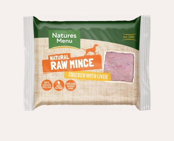 Natures Menu Just Chicken with Liver Raw