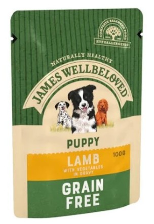 James Wellbeloved POUCH PUPPY LAMB 216500