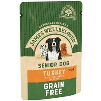 James Wellbeloved Pouch Senior Turkey Gf