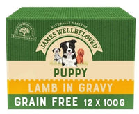 James Wellbeloved POUCH PUPPY LAMB GF